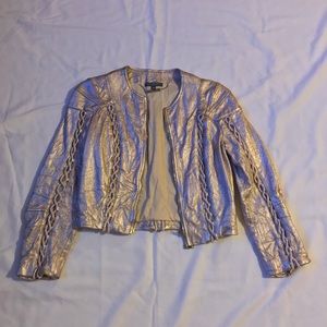 Alexander McQeen leather jacket in the color Rosa